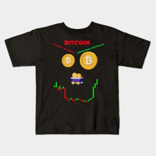 Bitcoin Changing the World Empowering Individuals Kids T-Shirt